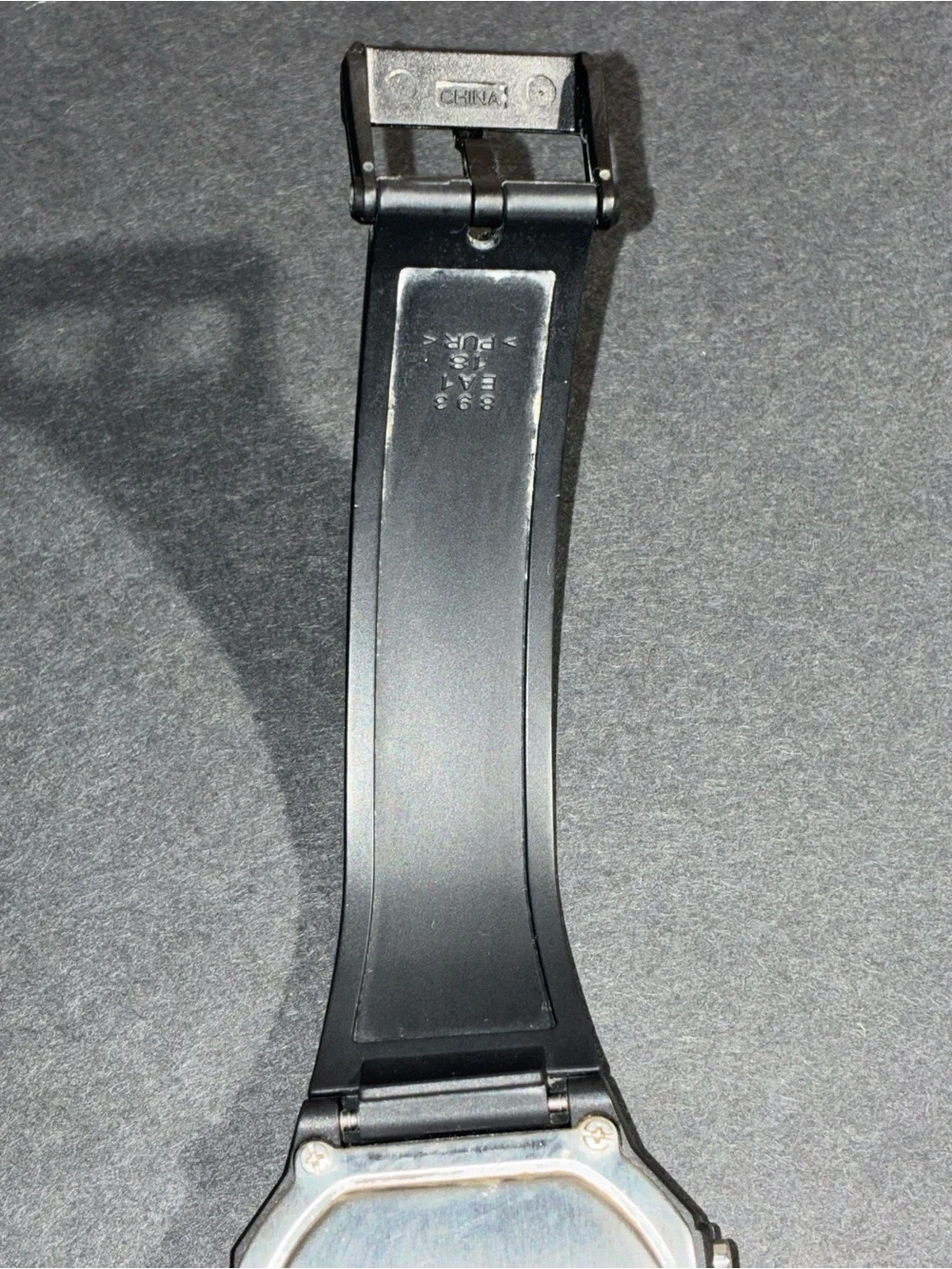 Casio Digital Watch - Black with Silver Accents